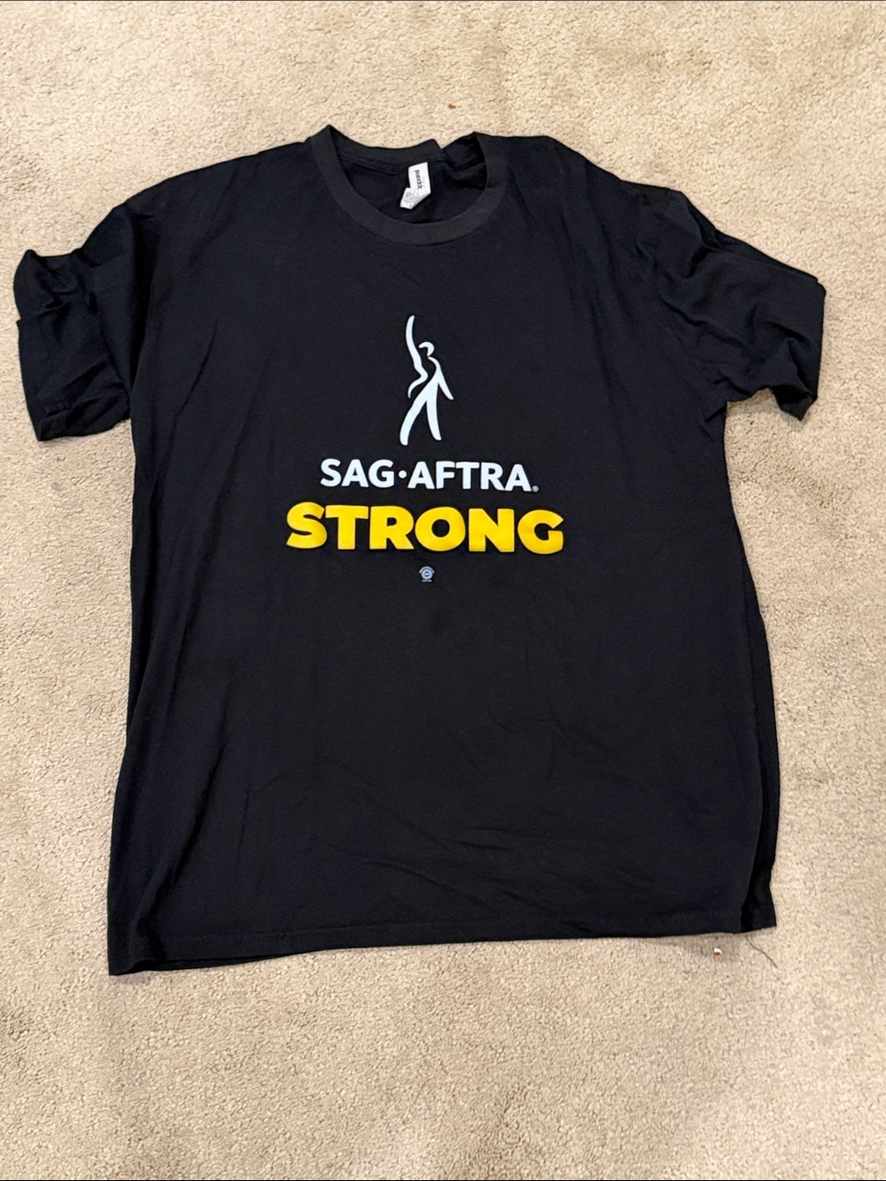 Strong Men's Black Logo T-Shirt